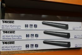 Four new T4 Tec Soundbars (TTSB001).