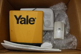 A pre-owned Yale house alarm system.