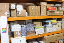 A large quantity of miscellaneous stationery, office supplies, craft materials and related.