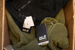 Five as new Jack Wolfskin fleeces.