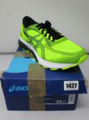 A pair of as new Asics Gel-Nimbus 21 trainers (UK 9).