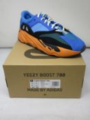 A pair of as new Adidas Yeezy Boost 700 (UK 12).