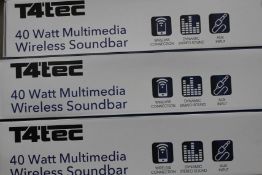 Four new T4 Tec Soundbars (TTSB001).