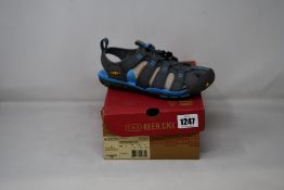 Two pairs of women's as new Keen Clearwater CNX sandals (UK 4.5, 6.5) and one pair of men's