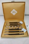 A set of six pairs of as new Shanhai Tang Chopsticks.