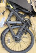 A VanMoof X3 Dark Electric Bike (Note: Item may be incomplete, viewing is recommended).
