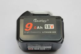 Twenty boxed as new Waitley Lithium-Ion Batteries WTL 1890 (9.0Ah, 18V).