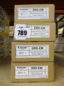 Eight as new Hochiki marine approved conventional infared flame detectors (PN: DRD-EM).