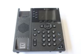 Five boxed as new Polycom VVX 350 business IP phones.