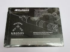 A boxed as new Multipick Kronos (Powerful electric lock pick gun with charger, allen key, Li-ion