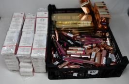 A quantity of as new toiletries to include lip contour, lipstick, eye shadow palette and