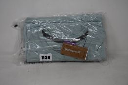 Five as new Patagonia Responsabilli-Tee T-shirts in big sky blue (L - RRP £40 each).