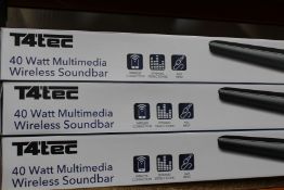 Four new T4 Tec Soundbars (TTSB001).