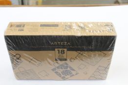 Sixteen packs of as new Arteza Premium gift bags (18 gift bags per pack).