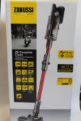 A new Zanussi Red Z8 Complete Clean cordless rechargeable 400W, 0.05L foldable vacuum cleaner (