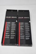 Twenty five packs of Wella colour wraps mixed gold/white.