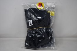 A pair of men's as new Stolen Goat Orkaan full length bib tights (L) and women's Core shorts (No bib