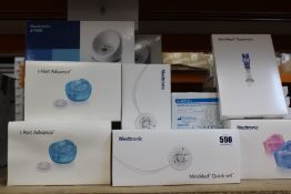 A quantity of as new Medtronic products; four Medtronic Mycarelink 24960, six Medtronic MiniMed