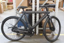 A pre-owned Vanmoof S3 electric bike, some parts may be missing and the chain guard needs repair (