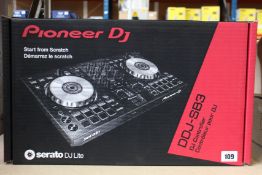 A boxed as new Pioneer DDJ-SB3 DJ Controller.