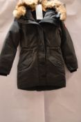 A women's as new Canada Goose Rossclair parka (S).