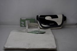 An as new Freitag F52 Miami Vice shopping bag (RRP £98) and a F40 Jamie hip bag (RRP £110).