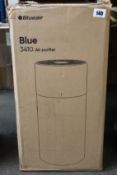 A Blueair Blue 3410 Air Purifier.