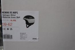 A boxed as new POC Meninx RS MIPS snow helmet.