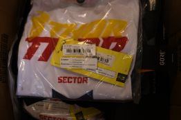 A quantity of as new cycling clothing/accessories to include; Assos, Thor, Odlo, Sikma, Chapeau,