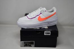 A pair of women's as new Nike AF1 Shadow (UK 6.5).
