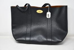 A pre-owned Mulberry Bayswater tote in black (Excellent condition).