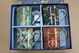Twelve sets of four as new Leonardo Collection - William Morris Fine China Mugs.