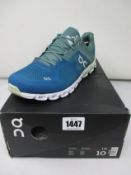 A pair of men's as new On Running Cloudflow trainers (UK 9.5).