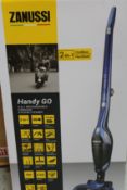 Four new Zanussi Handy Go 2 in 1, 95W, 0.55L rechargeable cordless vacuum cleaners (ZANDX75) (2 x