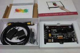 Three Uperfect Raspberry Pi touchscreen HDMI monitor (7 Inch).