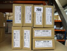 Eight as new Hochiki marine approved conventional infared flame detectors (PN: DRD-EM).