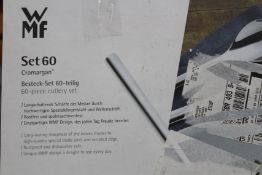 A WMF Cromargan 60-piece cutlery set.