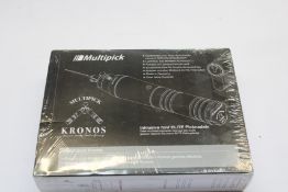 A boxed as new Multipick Kronos (Powerful electric lock pick gun with charger, allen key, Li-ion
