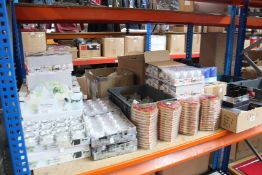 A quantity of assorted candles to include Aroma Art, Cabana Candles, wedding candles and jar