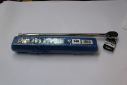 An Expert and a Laser 1342 Torque Wrench and a US.PRO 4154 Extra Long Ratchet.