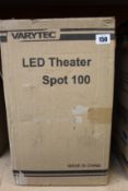 A Varytec LED Theatre Spot 100 3000k.