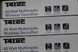 Four new T4 Tec Soundbars (TTSB001).