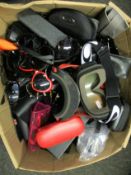 A box of branded/unbranded sunglasses and prescription glasses (Approximately 180 items).