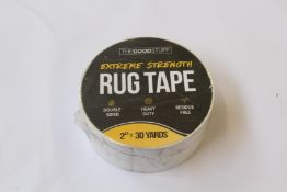 Thirty rolls of The Good Stuff extreme strength rug tape.