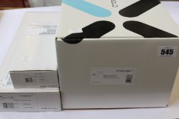 A quantity of as new Crosswater products to include; Pro toilet roll holder in Matt Black, bottle