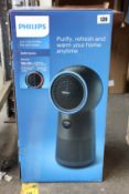 A boxed as new Philips 2000 Series 3-in-1 Air Purifier, Fan and Heater (AMF220/35).