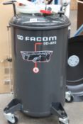 A Facom OD.80G oil collector for gravity oil change.