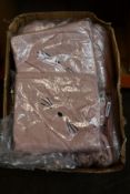Thirty two as new Liewood Albert hooded cat towels in pink.