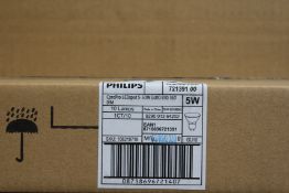 Ten boxes of ten Philips CorePro LED Spots 5-50W GU10 830 36D DIM (721391 00).