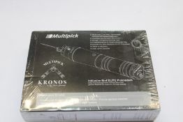 A boxed as new Multipick Kronos (Powerful electric lock pick gun with charger, allen key, Li-ion